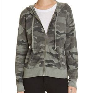 Splendid camo hoodie sweatshirt